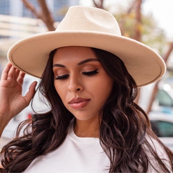 Fame 100% Wool Madison Tan/Brown Fedora Hat - Picture 10 of 10